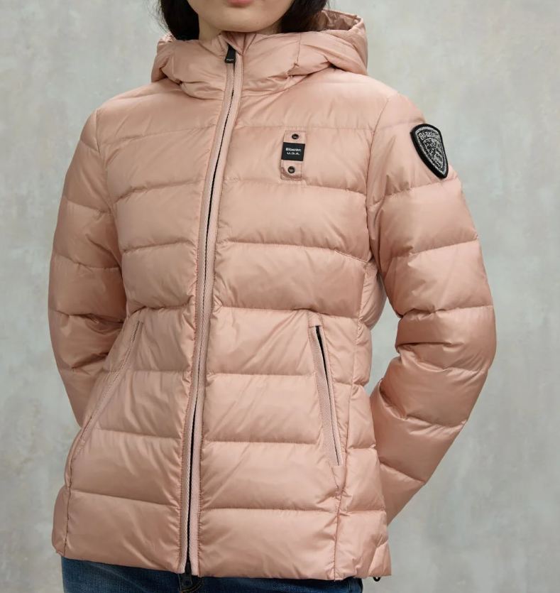 Chaqueta Blauer entallada rosa claro